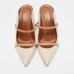 Pre Owned حذاء سلايد مالون سولييه مورين جلد وردي مقاس 38.5