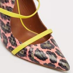 Malone Souliers Multicolor Python Leather Maureen Pumps Size 41
