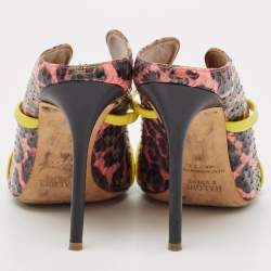 Malone Souliers Multicolor Python Leather Maureen Pumps Size 41
