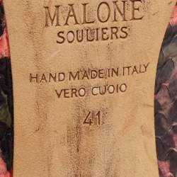 Malone Souliers Multicolor Python Leather Maureen Pumps Size 41