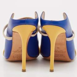 Malone Souliers Blue Leather Maureen Sandals Size 38