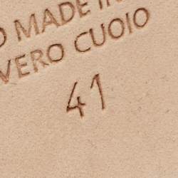 Pre Owned Malone Souliers Purple Leather and PVC Iona Mules Size 41