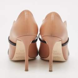 Malone Souliers Brown/Black Leather Maureen Pumps Size 37.5