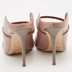 Pre Owned Malone Souliers Beige Leather Maureen Pumps Size 40