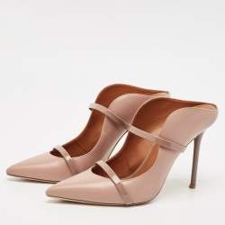 Pre Owned Malone Souliers Beige Leather Maureen Pumps Size 40