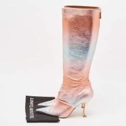 Malone Souliers Multicolor Leather Markle Knee Length Boots Size 40