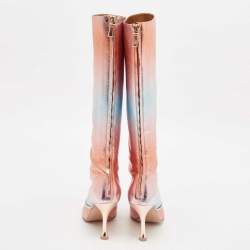 Malone Souliers Multicolor Leather Markle Knee Length Boots Size 40