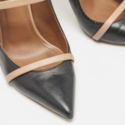 Malone Souliers Black/Beige Leather Maureen Sandals Size 38