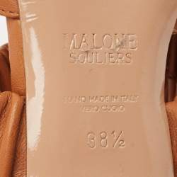 Malone Souliers Brown Leather Mathilda Mules Size 37
