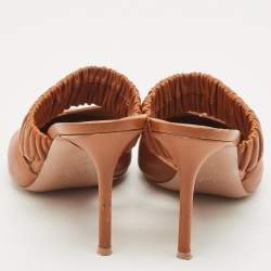 Malone Souliers Brown Leather Mathilda Mules Size 37