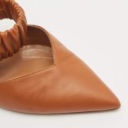 Malone Souliers Brown Leather Mathilda Mules Size 37