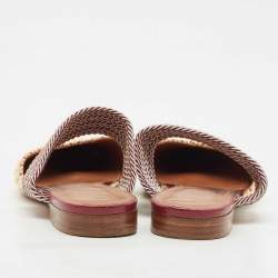 Malone Souliers Multicolor Coated Raffia Maisie Mules Size 38