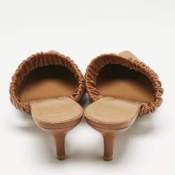 Malone Souliers  Brown Leather Matilda Mules Size 40.5
