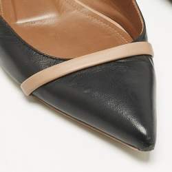 Malone Souliers x Roy Luwolt Black Leather Marion Luwolt Slingback Flats Size 37.5