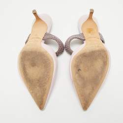 Malone Souliers x Ray Luwolt Pink Leather Maisie Mules Size 40