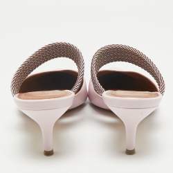 Malone Souliers x Ray Luwolt Pink Leather Maisie Mules Size 40