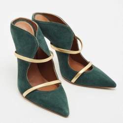 Malone Souliers Green Suede Maureen Pumps Size 37.5