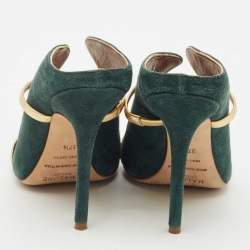 Malone Souliers Green Suede Maureen Pumps Size 37.5