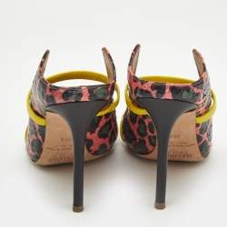 Malone Souliers Multicolor Elaphe Leather Maureen Mules Size 36.5