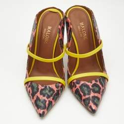 Malone Souliers Multicolor Elaphe Leather Maureen Mules Size 36.5