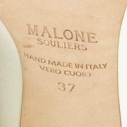 Pre Owned Malone Souliers Multicolor Leather Lace Up Pumps Size 37