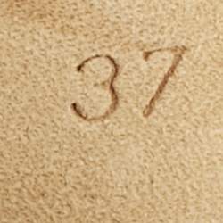 Pre Owned Malone Souliers Brown/Black Leather Gladys Sandals Size 37