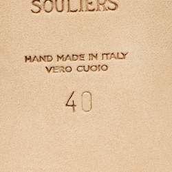 Pre Owned Malone Souliers Pink Satin Mona 70 Crystal Embellished Mules Size 41