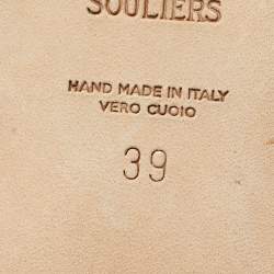 Pre Owned Malone Souliers Black Leather Madison Ankle Length Boots Size 39