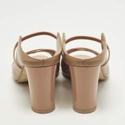 مملوكة مسبقًا حذاء مولز مالون سولييه نوره جلد أخضر مقاس 37.5