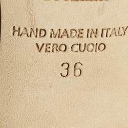 Pre Owned حذاء مولي مالبن سوليه ماورين ساتان مضلع أرجواني مقاس 36
