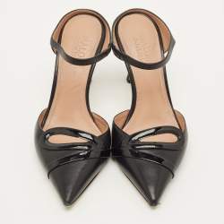 Pre Owned حذاء سلايد مالون سولييه روي ليوولت جلد زهري مقاس 40