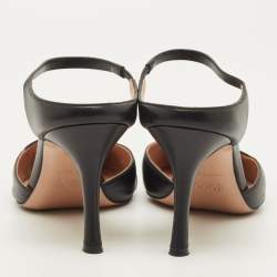 Pre Owned حذاء سلايد مالون سولييه روي ليوولت جلد زهري مقاس 40