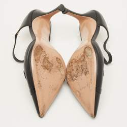 Pre Owned حذاء سلايد مالون سولييه روي ليوولت جلد زهري مقاس 40