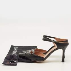 Pre Owned حذاء سلايد مالون سولييه روي ليوولت جلد زهري مقاس 40