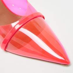 Pre Owned Malone Souliers Joella Size 41 Pink PVC Heel Mules