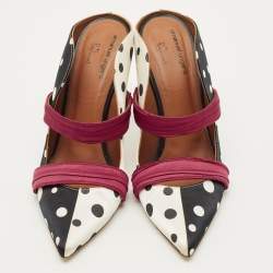 Pre Owned صندل سلايد مالون سولييه ماورين جلد ذهبي ميتاليك مقاس 38