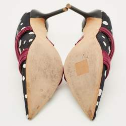 Pre Owned صندل سلايد مالون سولييه ماورين جلد ذهبي ميتاليك مقاس 38