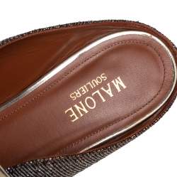 Pre Owned حذاء فلات مالون سولييه مورين قماش لوريكس غليتر متعدد الألوان مقدمة مدببة مقاس 38