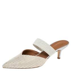 Pre Owned صندل سلايد مالون سولييه مايسي قماش مغزول مقاس 37 