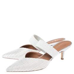 Pre Owned صندل سلايد مالون سولييه مايسي قماش مغزول مقاس 37 