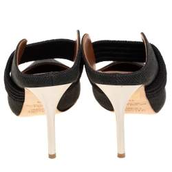 Pre Owned Malone Souliers Black Denim Mara Mule Sandals Size 41.5