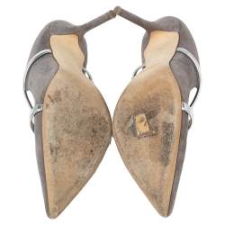 مملوكة مسبقًا صندل مالون سولييه مورين سويدي رصاصي مقاس 39.5