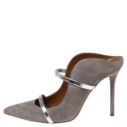 مملوكة مسبقًا صندل مالون سولييه مورين سويدي رصاصي مقاس 39.5