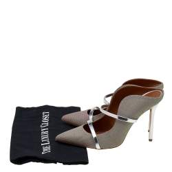 Pre Owned حذاء سلايد مالون سولييه باي راي لوفولت ماورين قماش لوريكس متعدد الألوان مقدمة مدببة مقاس 40