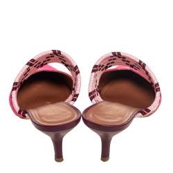 Pre Owned صندل مالون سولييه ماي سي رافية مغزولة متعدد الألوان مقاس 39.5