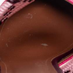 Pre Owned صندل مالون سولييه ماي سي رافية مغزولة متعدد الألوان مقاس 39.5