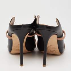 Pre Owned حذاء سلايد مالون سولييه مورين جلد بيج/أسود مقاس 39