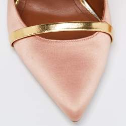 Pre Owned Malone Souliers Pink Satin Maureen Pumps Size 41