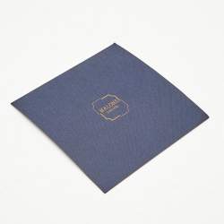 Pre Owned Malone Souliers Navy Blue Fabric and Woven Cord Maisie Mules Size 39