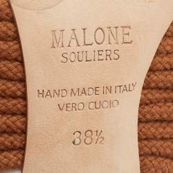 Pre Owned Malone Souliers White Leather Maisie Pumps Size 38.5